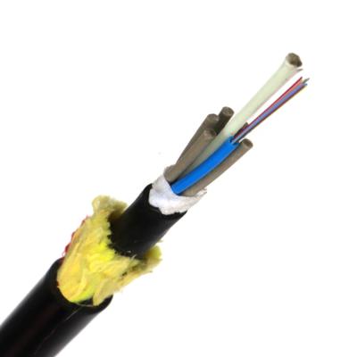 China Non Metallic 200M Span ADSS Fiber Optic Cable 144Core Single Mode for sale