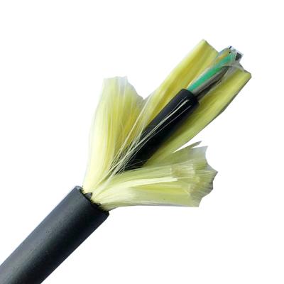 China Anti seguimento do cabo de fibra ótica dobro do núcleo ADSS da manutenção programada 48 do revestimento na bainha à venda