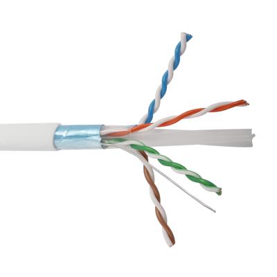 China 23AWG 0.57mm FTP Cat6 Gigabit Ethernet Cables for sale