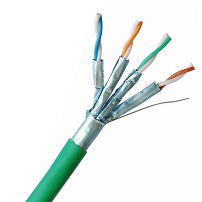 China Cat6A Shielded Twisted Pair Ethernet Cable for sale