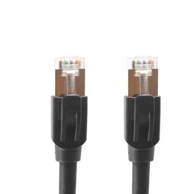 China SSTP 40G Cat 8 Patch Cord RJ45 5G Cable 2000MHz 30 Ft Cat 8 Ethernet Cable for sale