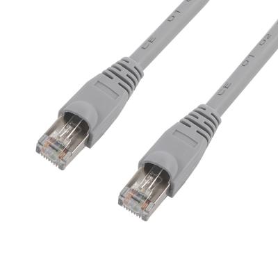 China 28awg Copper Patch Leads 4Pair Shielded FTP Cat5e Patch Cable for sale