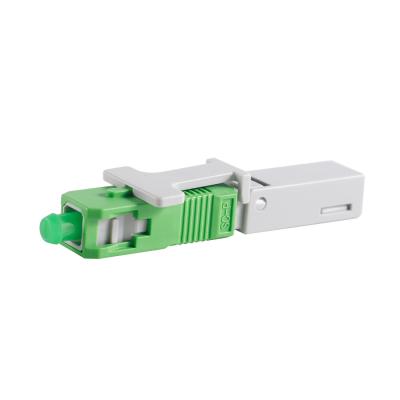China 0.9mm SC APC Fiber Optic Fast Connector Single Mode For FTTX for sale