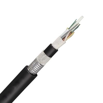 China 12Cores 2km Direct Buried Fiber Optic Cable GYFTY53  optical fibre underground cable for sale