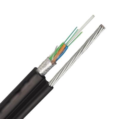 China Self Supporting GYTC8A Figure 8 Fiber Optic Cable 12/24/96core Aerial Fibre Cable for sale