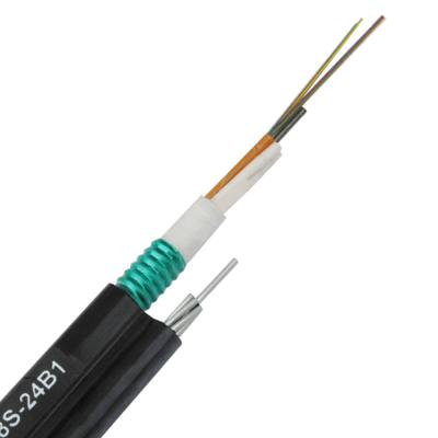 China GYTC8S Fig 8 Direct Buried Fiber Optic Cable 24 Core Optical Fiber Cable for sale