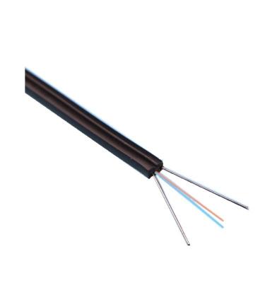 China 2 Core G.657A1 FTTH Drop Fiber Optic Cable GJXH Indoor Optical Fiber Cable for sale