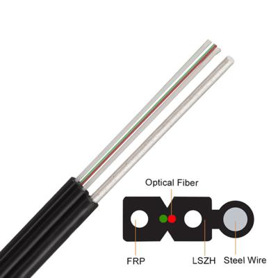 China GJYFXCH G.657A1 4 Core FTTH Aerial Drop Wire Self Supporting Drop Cable for sale