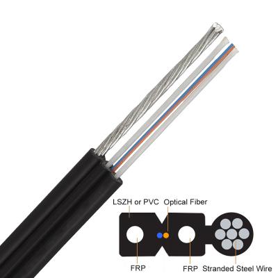 China GJYXFCH ANATEL FTTH Optic Fiber Cable 1 / 2 / 4 Core Drop Cable for sale