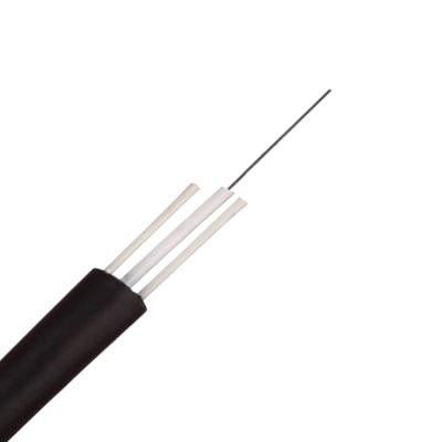 China 12 Fibers ADSS Flat FTTH Drop Fiber Optic Cable Dielectric FRP Strength Member for sale