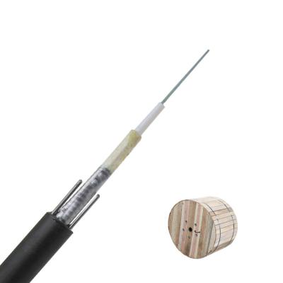 China GYXTW 12 Core Single Mode Armoured Fiber Optic Cable With PBT Loose Tube for sale