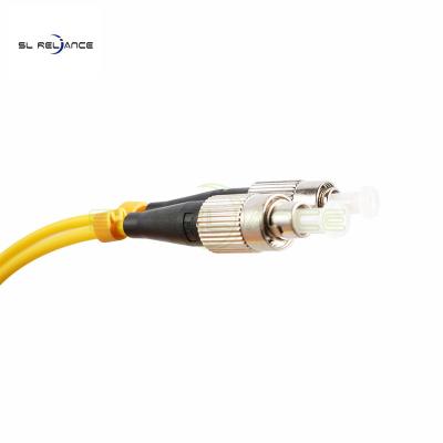 China FC UPC Single Mode Fiber Jumpers 3m Yellow Fiber Patch Cord for LAN CATV for sale