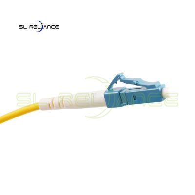 China Os2 9/125um Simplex Fiber Optic Patch Cord Pvc Lszh  Lc To Lc Fiber Jumper for sale