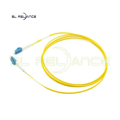 China FC UPC Single Mode Fiber Jumpers , 3m Yellow Fiber Patch Cord For LAN CATV for sale
