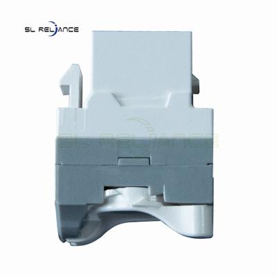 China 180 Rotary Female UTP CAT5e RJ45 Keystone Jack for Network Cabling Systems for sale
