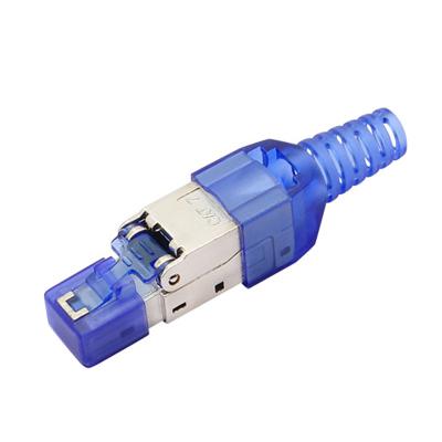 China Conector de cable modular del enchufe 8P8C FTP de Tooless STP Cat7 Cat8 CAT6A RJ45 en venta