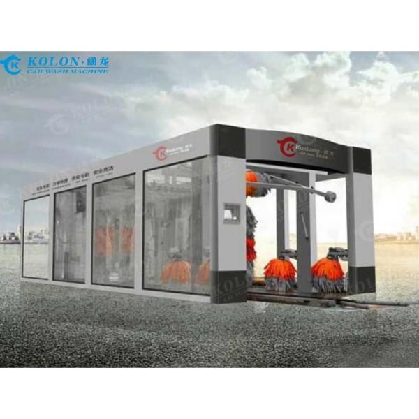 Quality Updated Version Tunnel Continuous Type Long Full Automatic Car Washing Machine For Gas Station Clean More Vehicles for sale