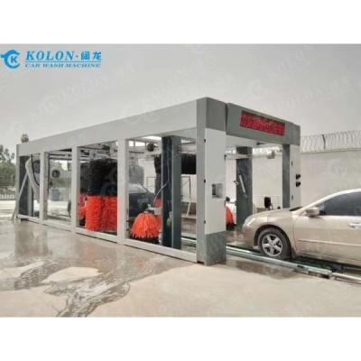 Quality Updated Version Tunnel Continuous Type Long Full Automatic Car Washing Machine for sale