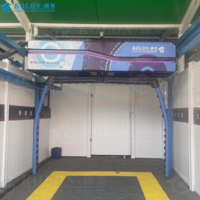 China Automatic Brushless Touchless Car Wash Machine KL360-2 18.5kw Water Pump 12kw Air Dryer for sale