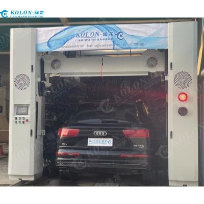 China 5 Brushes Automatic Rollover Car Wash Machine Blower Automatically Up Down For Car for sale