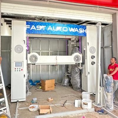China 15cars/hour Car Washer with Foam Spraying Quick Washing Time en venta
