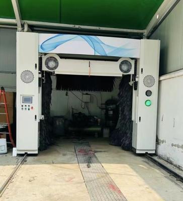 China Garage Car Wash Rollover Machine Water Spraying System with Five Brushes 80-100L/Car à venda
