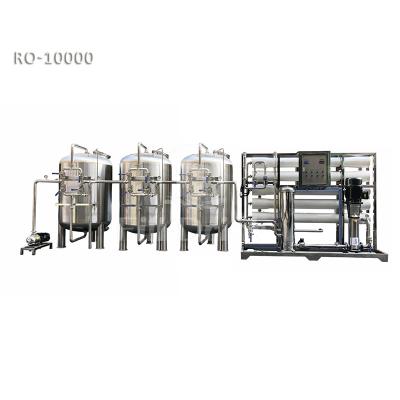 China SUS 304 RO Water Treatment System 8040 Membrane 10000L/H Filter for sale