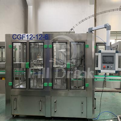 China SUS304 3 In 1 Monoblock Liquid Filling Machine Bottle Water Production Machine 3000 Capacity for sale