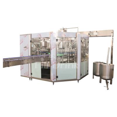 Chine Ligne en verre fruit Juice Bottling Machine du remplissage de bouteilles 15000B/H de 750ML SS304 à vendre