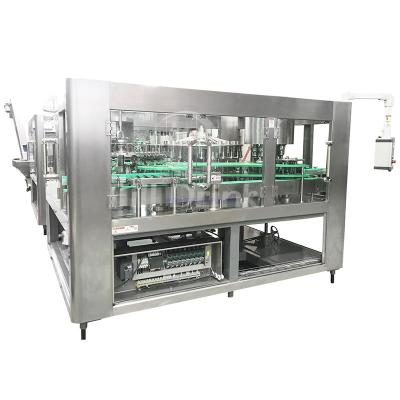 China Juice 3 In 1 Filling Machine 6.6KW Monoblock Filler Capper Washer for sale