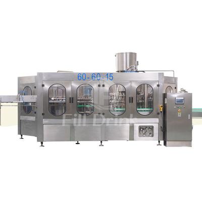 China Economical 30000BPH Glass Bottle Juice Filling Machine With Motor Conveyor for sale