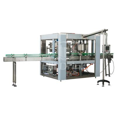 China Pop Top Lid Beverage Cans Filling Machine 2 In 1 Monoblock Bottling Machine for sale