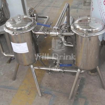 China Embarcação de aço inoxidável do filtro de saco do alojamento de filtro do saco do alimento da precisão à venda