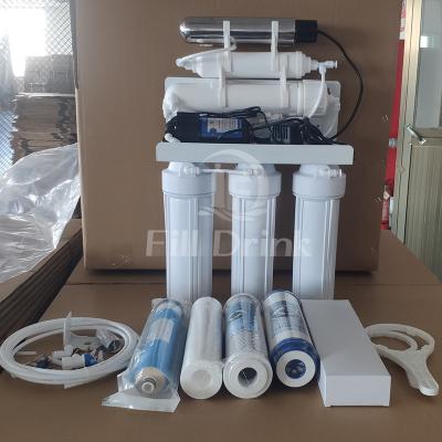 China Homestyle 100GPD RO Water Treatment System for kitchen usage water purifier for sale