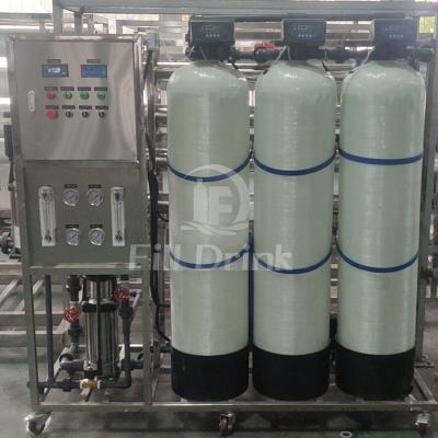 China Sistema 99% da purificação de água potável do sistema do tratamento da água do RO 1000LPH à venda