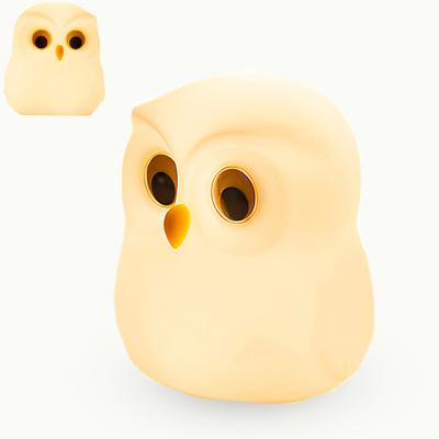 China 3W Owl Nursing Sleeping Night Light Bedside Lamp Touch Stepless Dimming for sale