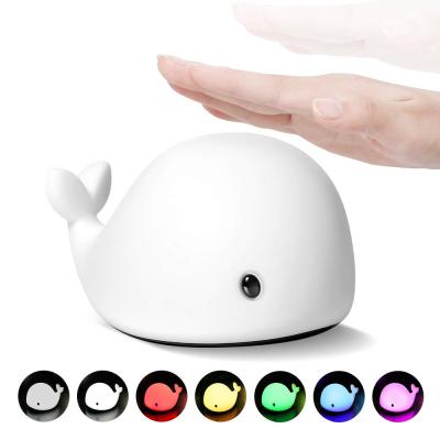 China Multicolor Rechargeable 800mAh Silicone LED Night Light For Decorative Room for sale
