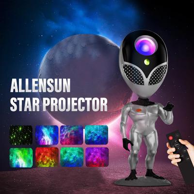 China USB Alien Shape Smart Sky Galaxy Star Projector With Remote Control for sale