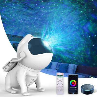 China 29cm Galaxy Projector Night Light Space Dog Bluetooth Galaxy Projector For Presents for sale