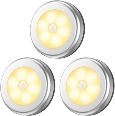 China CE 26mm Wireless Round Led Night Light Cabinet Battery Night Lamp for sale