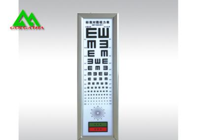 Chine Caisson lumineux ophtalmique de diagramme d'oeil d'équipement d'hôpital pour pour l'essai d'Enghtsight à vendre