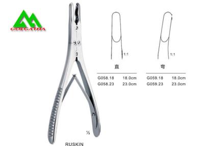 China Stainless Steel Orthopedic Surgical Instruments Bone Rongeur Forceps Double Action for sale