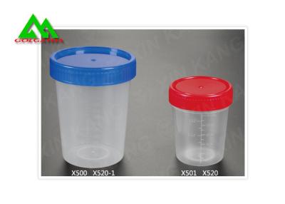China Medical Plastic Specimen Jars With Lids , Sterile Urine Specimen Cups For Collection for sale