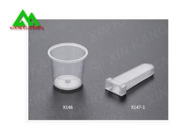 China Médico amigável e o laboratório de Eco fornecem o copo plástico pequeno da amostra com as tampas à venda