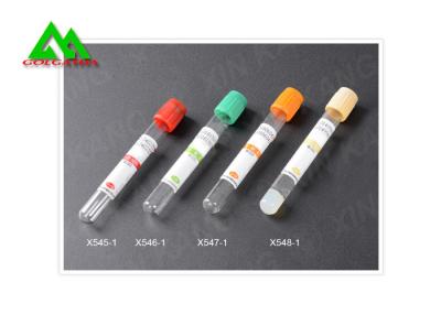 China Single Use Medical And Lab Supplies Vacuum Blood Collection Tube Glass / PET Material for sale
