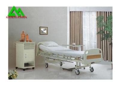China Cama del oficio de enfermera del doblez de la onda dos del mueble uno, cama de hospital ajustable de Seguro de enfermedad en venta