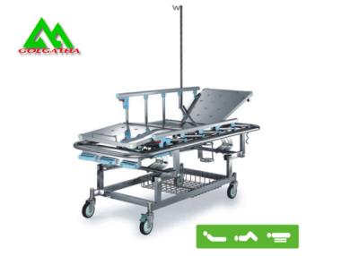 China Stretcher Bed Hospital Ward Equipment With Wheels , Patient Transport Stretchers for sale