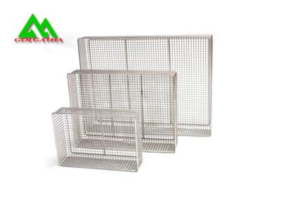 China Metal Cleaning Basket Hospital Ward Equipment For Autoclave Medical Hygiene for sale