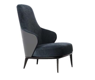 China Modern High Back Sofa Chair Wearproof Oriental Lounge Chair 68*79*100cm ODM for sale