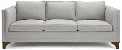 China Duurzaam Modieus Grey Living Room Furniture 200*87*80cm Lang Gray Sofa ISO 14001 Te koop